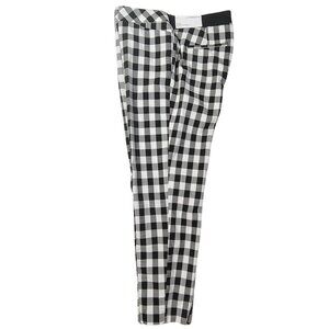 Liz Claiborne Emma Slim Leg Ankle Pants – Black Gingham – Size 8
